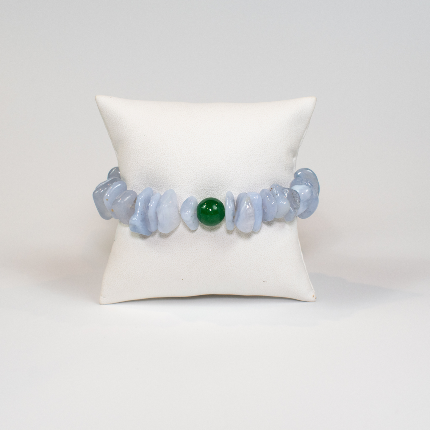 Aventurine and Jade Beaded Stretch Bracelet