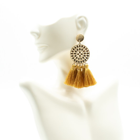 Stepping Out Tonight Fringe Earrings